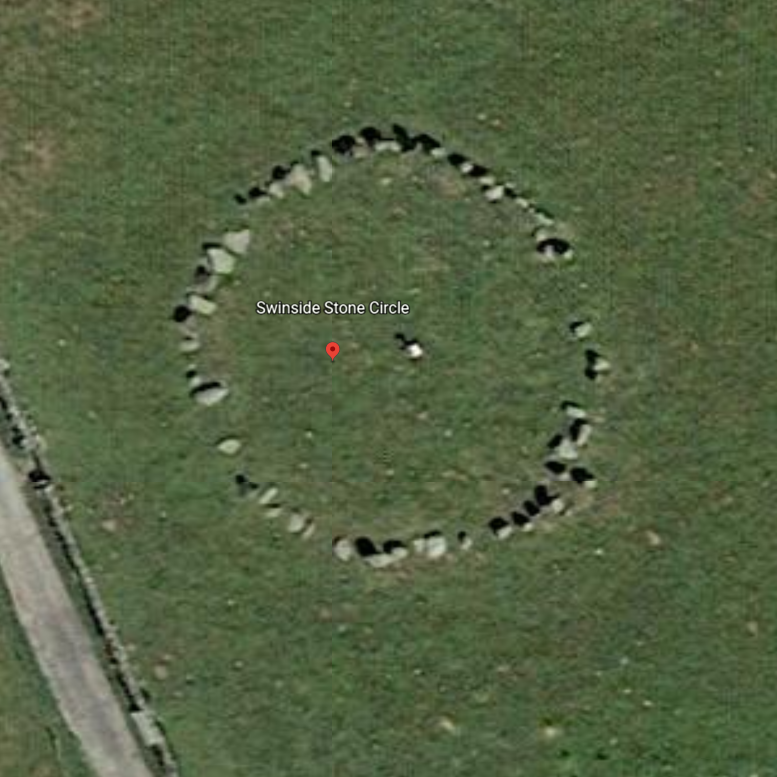 Le cromlech de Swinside (Angleterre)